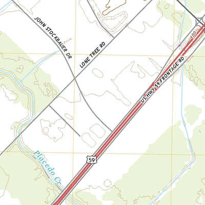 United States Geological Survey Victoria East, TX (2022, 24000-Scale) digital map