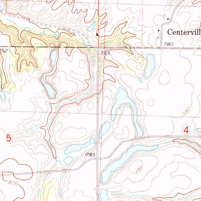United States Geological Survey Victoria, IL (1982, 24000-Scale) digital map