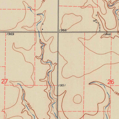 United States Geological Survey Victoria, KS (1961, 24000-Scale) digital map