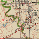 United States Geological Survey Victoria, KS (1961, 24000-Scale) digital map