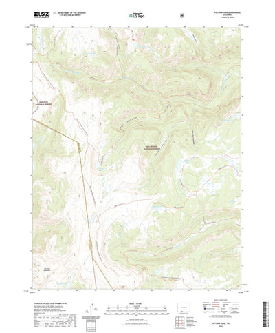 United States Geological Survey Victoria Lake, CO (2022, 24000-Scale) digital map