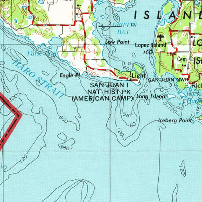 United States Geological Survey Victoria, WA (1957, 250000-Scale) digital map