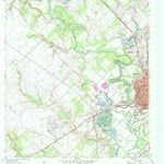 United States Geological Survey Victoria West, TX (1964, 24000-Scale) digital map