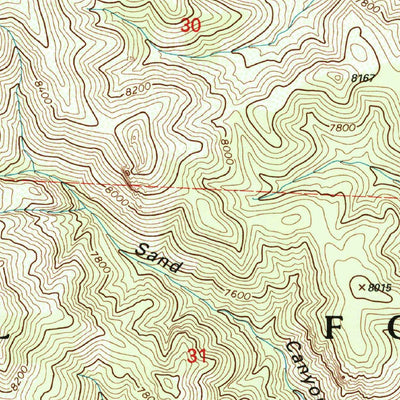 United States Geological Survey Victorio Park, NM (1999, 24000-Scale) digital map