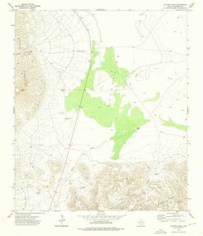 United States Geological Survey Victorio Peak, TX (1973, 24000-Scale) digital map