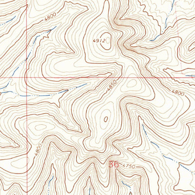 United States Geological Survey Victorio Ranch SE, NM (1964, 24000-Scale) digital map