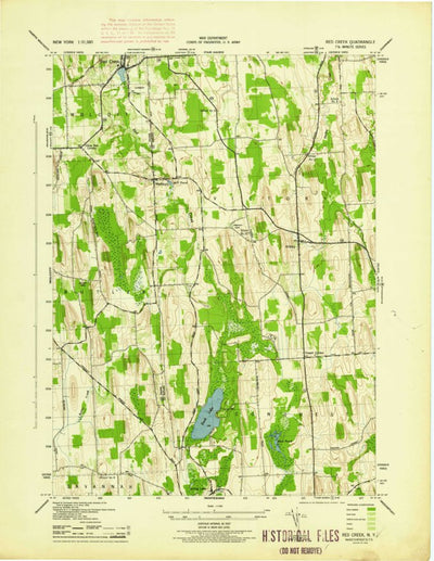 United States Geological Survey Victory, NY (1943, 31680-Scale) digital map