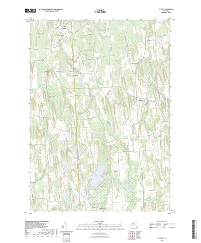 United States Geological Survey Victory, NY (2023, 24000-Scale) digital map