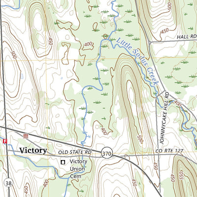 United States Geological Survey Victory, NY (2023, 24000-Scale) digital map