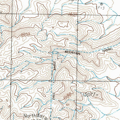 United States Geological Survey Victory Pass, CA (1987, 24000-Scale) digital map