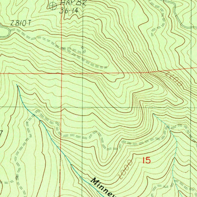 United States Geological Survey Vida, OR (1988, 24000-Scale) digital map