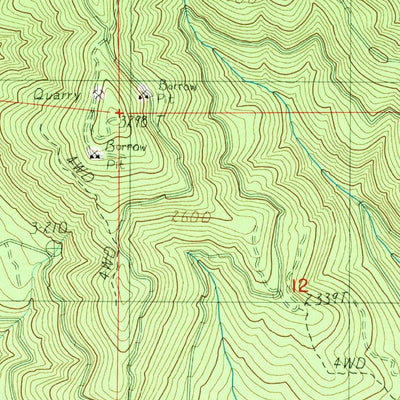 United States Geological Survey Vida, OR (1988, 24000-Scale) digital map