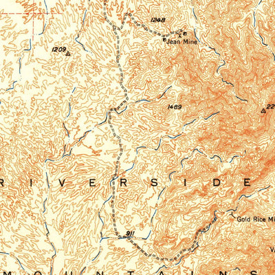 United States Geological Survey Vidal, CA (1950, 62500-Scale) digital map