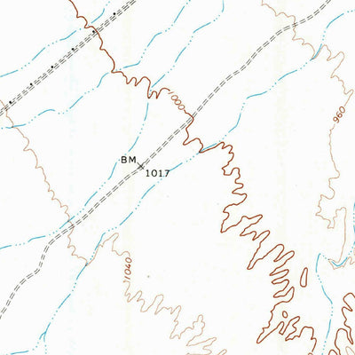 United States Geological Survey Vidal, CA (1971, 24000-Scale) digital map