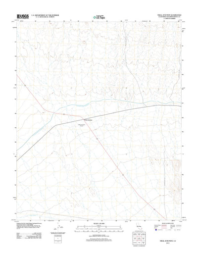 United States Geological Survey Vidal Junction, CA (2012, 24000-Scale) digital map