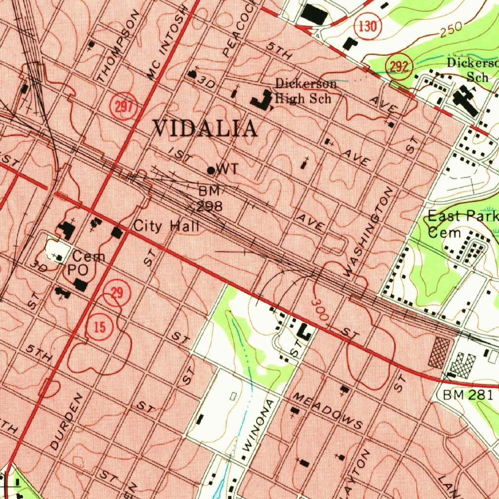 Vidalia, GA (1970, 24000-Scale) Map by United States Geological Survey ...