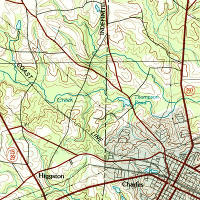 United States Geological Survey Vidalia, GA (1979, 100000-Scale) digital map
