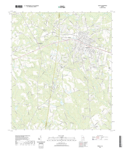 United States Geological Survey Vidalia, GA (2020, 24000-Scale) digital map