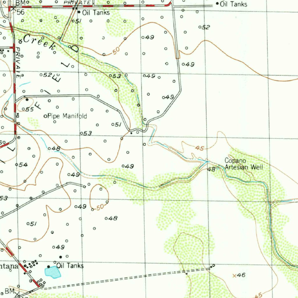 Vidaurri, TX (1954, 62500-Scale) Map by United States Geological Survey ...