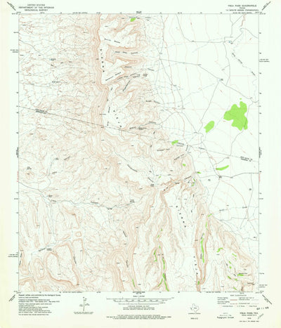 United States Geological Survey Vieja Pass, TX (1978, 24000-Scale) digital map