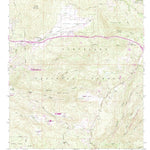 United States Geological Survey Viejas Mountain, CA (1960, 24000-Scale) digital map