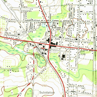 United States Geological Survey Vienna, GA (1972, 24000-Scale) digital map