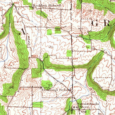 United States Geological Survey Vienna, IL (1942, 62500-Scale) digital map