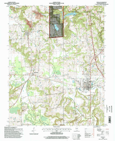 United States Geological Survey Vienna, IL (1996, 24000-Scale) digital map
