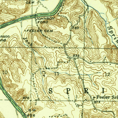 United States Geological Survey Vienna, MO (1938, 48000-Scale) digital map