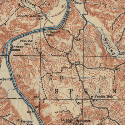 United States Geological Survey Vienna, MO (1949, 62500-Scale) digital map