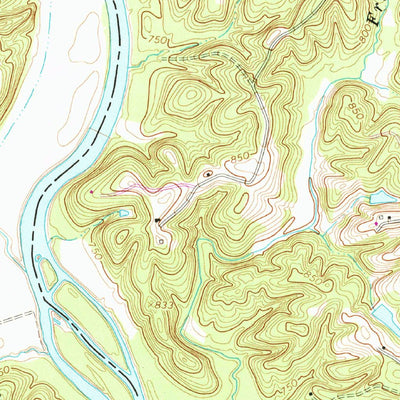 United States Geological Survey Vienna, NC (1968, 24000-Scale) digital map