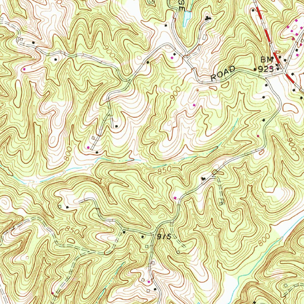 Vienna, NC (1968, 24000-Scale) Map by United States Geological Survey ...