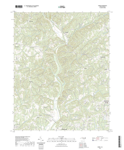 United States Geological Survey Vienna, NC (2023, 24000-Scale) digital map