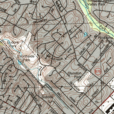 United States Geological Survey Vienna, VA-MD (1994, 24000-Scale) digital map