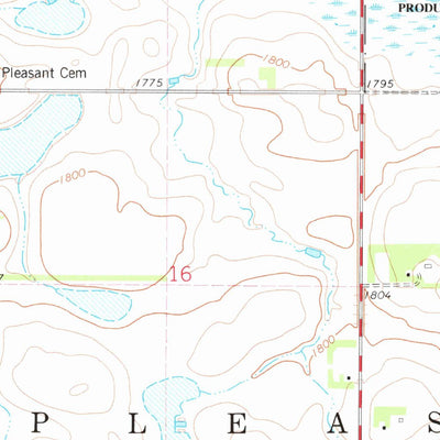 United States Geological Survey Vienna West, SD (1973, 24000-Scale) digital map