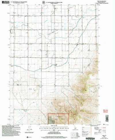 United States Geological Survey View, ID (2001, 24000-Scale) digital map