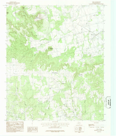 United States Geological Survey View, TX (1984, 24000-Scale) digital map