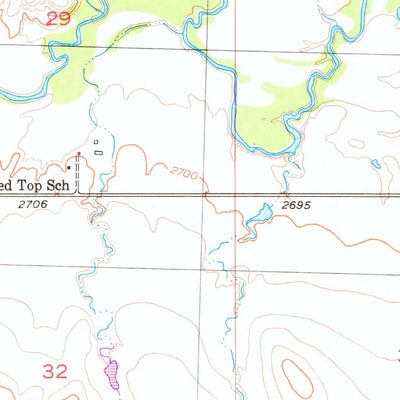 United States Geological Survey Viewfield, SD (1953, 24000-Scale) digital map