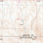 United States Geological Survey Viewfield, SD (1953, 24000-Scale) digital map