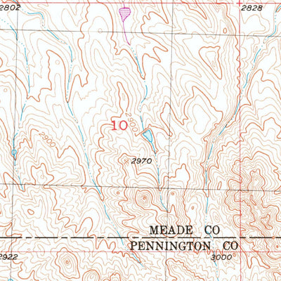 United States Geological Survey Viewfield, SD (1953, 24000-Scale) digital map