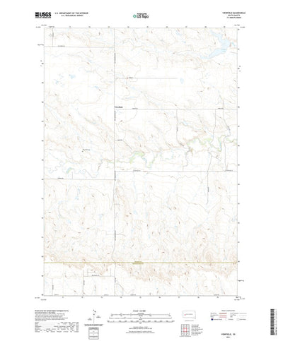 United States Geological Survey Viewfield, SD (2021, 24000-Scale) digital map