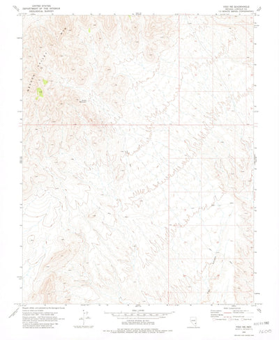 United States Geological Survey Vigo NE, NV (1969, 24000-Scale) digital map