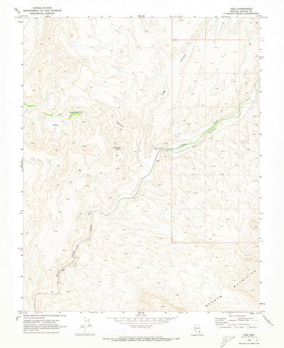 United States Geological Survey Vigo, NV (1969, 24000-Scale) digital map