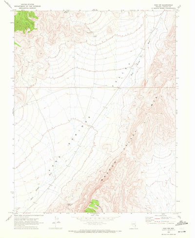 United States Geological Survey Vigo NW, NV (1969, 24000-Scale) digital map