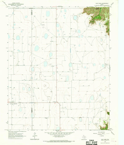United States Geological Survey Vigo Park, TX (1965, 24000-Scale) digital map