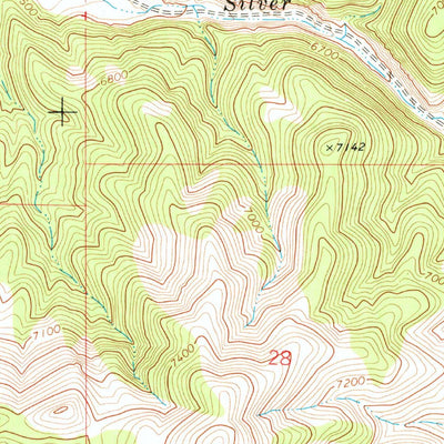 United States Geological Survey Vigus Butte NE, NV (1969, 24000-Scale) digital map