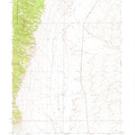 United States Geological Survey Vigus Butte NW, NV (1969, 24000-Scale) digital map