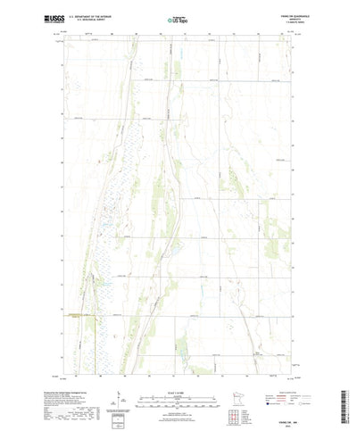 United States Geological Survey Viking SW, MN (2022, 24000-Scale) digital map