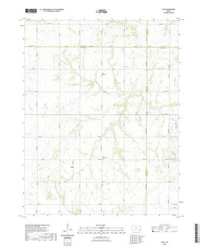 United States Geological Survey Vilas, KS (2022, 24000-Scale) digital map