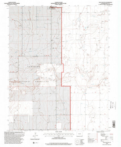 United States Geological Survey Vilas South, CO (1996, 24000-Scale) digital map